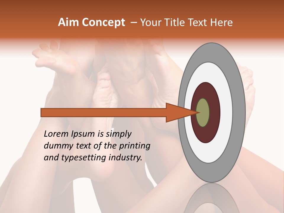 Well-Groomed Bared A Foot Of Female Feet, Isolated On A White Background, Please See Some Of My Other Parts Of A Images PowerPoint Template