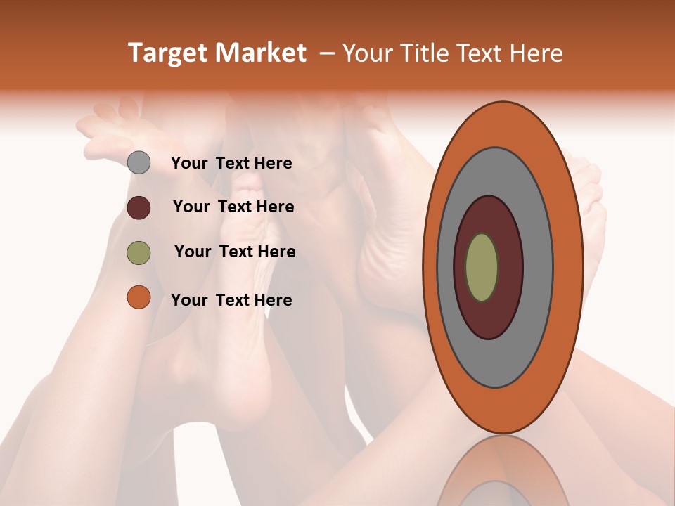 Well-Groomed Bared A Foot Of Female Feet, Isolated On A White Background, Please See Some Of My Other Parts Of A Images PowerPoint Template