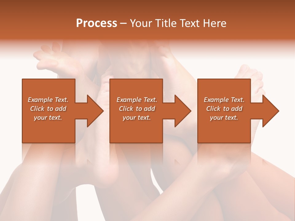 Well-Groomed Bared A Foot Of Female Feet, Isolated On A White Background, Please See Some Of My Other Parts Of A Images PowerPoint Template