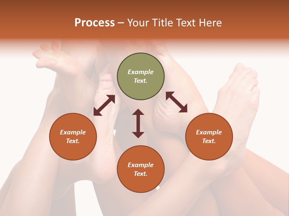 Well-Groomed Bared A Foot Of Female Feet, Isolated On A White Background, Please See Some Of My Other Parts Of A Images PowerPoint Template