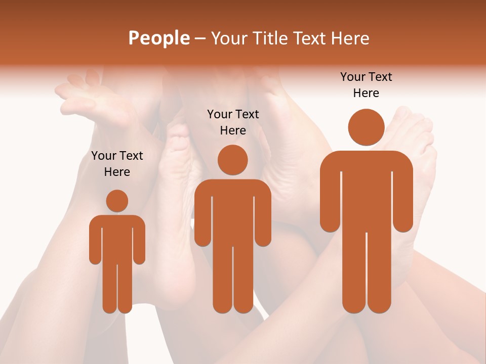 Well-Groomed Bared A Foot Of Female Feet, Isolated On A White Background, Please See Some Of My Other Parts Of A Images PowerPoint Template