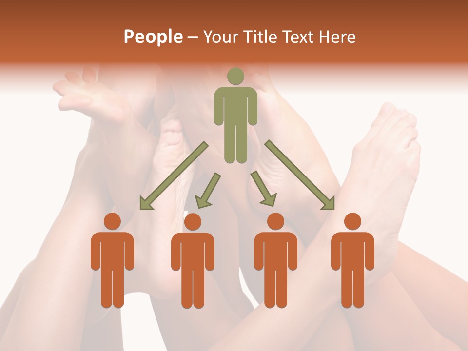 Well-Groomed Bared A Foot Of Female Feet, Isolated On A White Background, Please See Some Of My Other Parts Of A Images PowerPoint Template