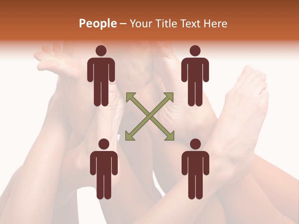 Well-Groomed Bared A Foot Of Female Feet, Isolated On A White Background, Please See Some Of My Other Parts Of A Images PowerPoint Template