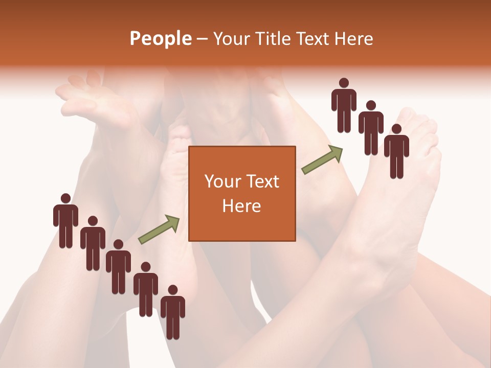 Well-Groomed Bared A Foot Of Female Feet, Isolated On A White Background, Please See Some Of My Other Parts Of A Images PowerPoint Template