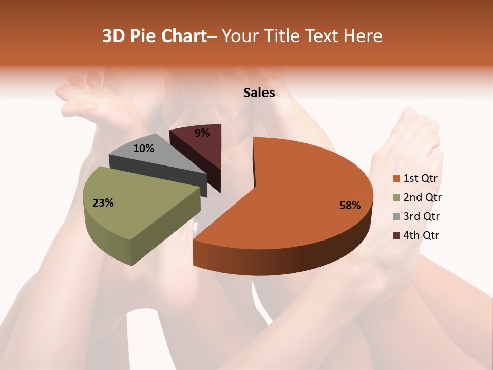 Well-Groomed Bared A Foot Of Female Feet, Isolated On A White Background, Please See Some Of My Other Parts Of A Images PowerPoint Template