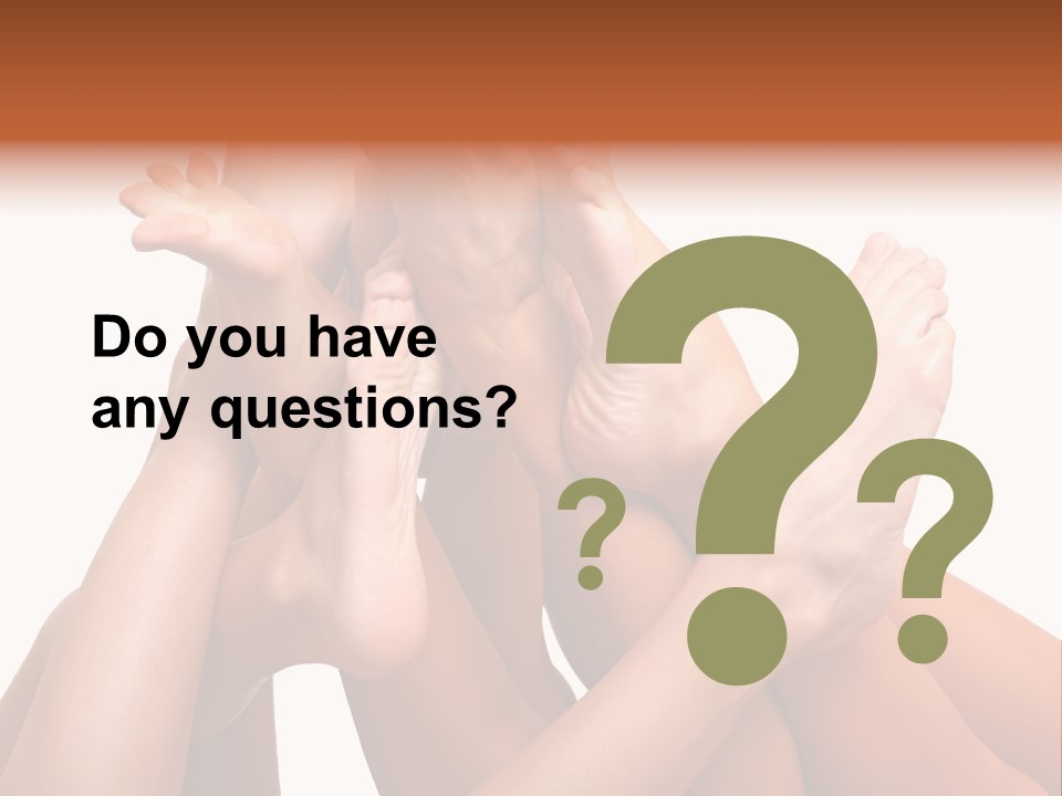 Well-Groomed Bared A Foot Of Female Feet, Isolated On A White Background, Please See Some Of My Other Parts Of A Images PowerPoint Template