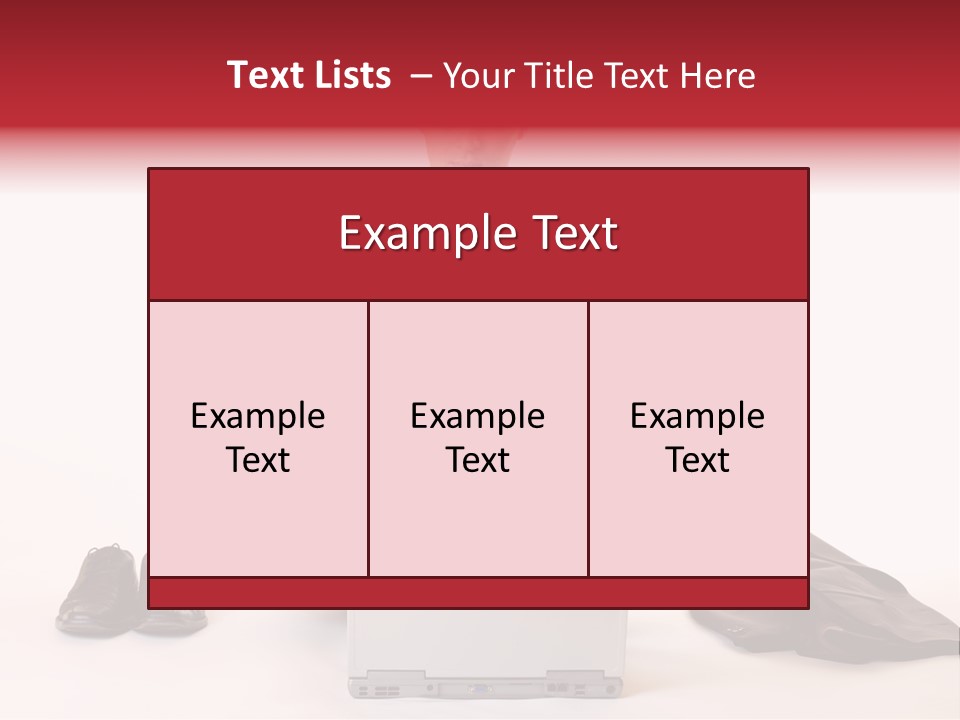 Businessman Meditates In Office PowerPoint Template