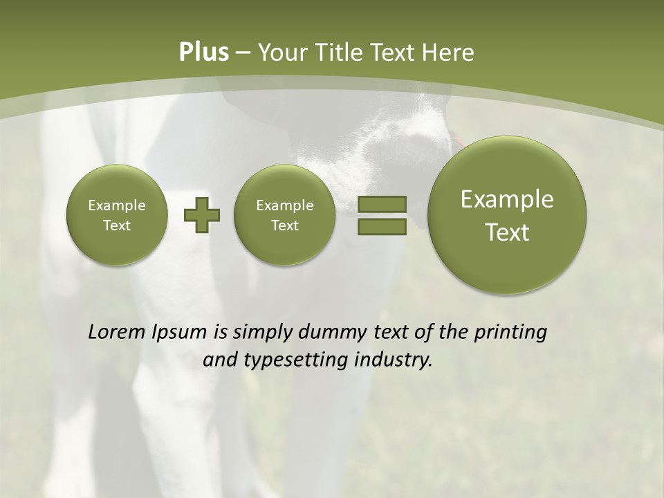 Puppy Of Pointer (Hunter Dog) With Funny Look PowerPoint Template
