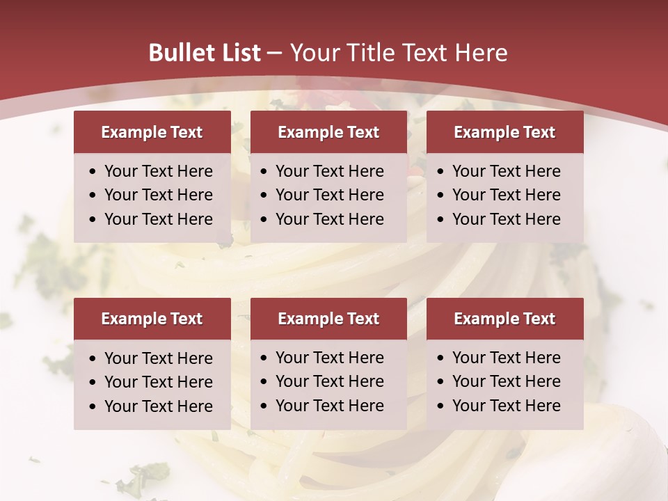 Pasta Garlic Olive Oil And Red Chili Pepper Closeup On A White Dish PowerPoint Template