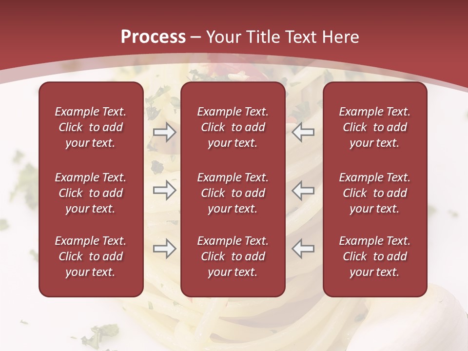 Pasta Garlic Olive Oil And Red Chili Pepper Closeup On A White Dish PowerPoint Template