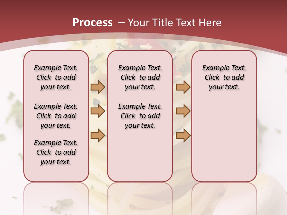 Pasta Garlic Olive Oil And Red Chili Pepper Closeup On A White Dish PowerPoint Template