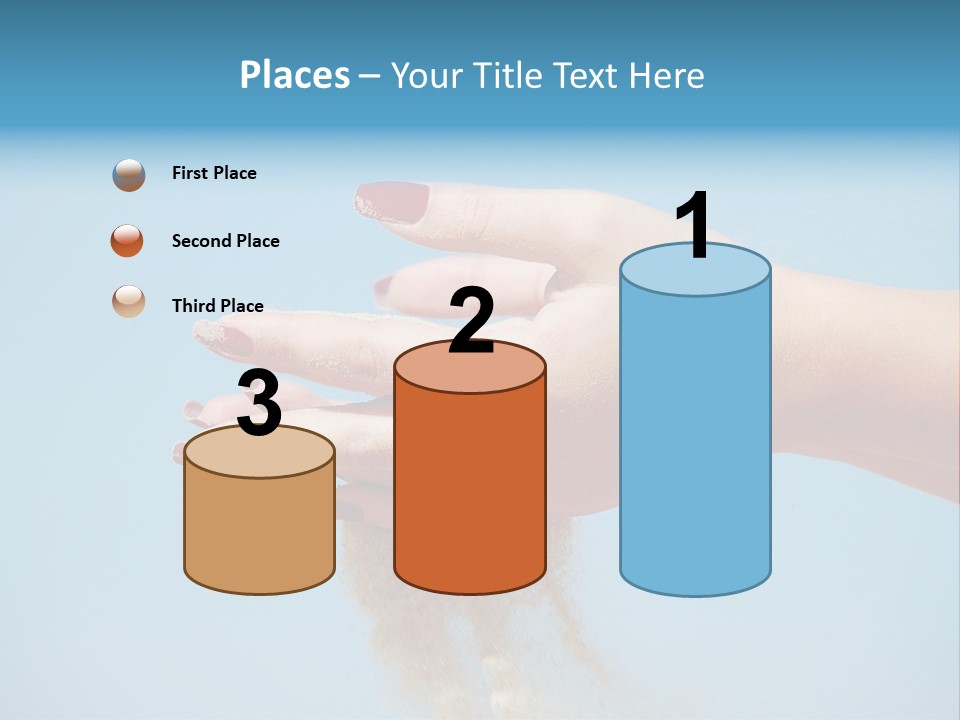 Beautiful Woman Hands PowerPoint Template