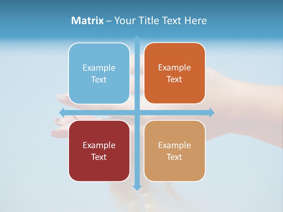 Beautiful Woman Hands PowerPoint Template