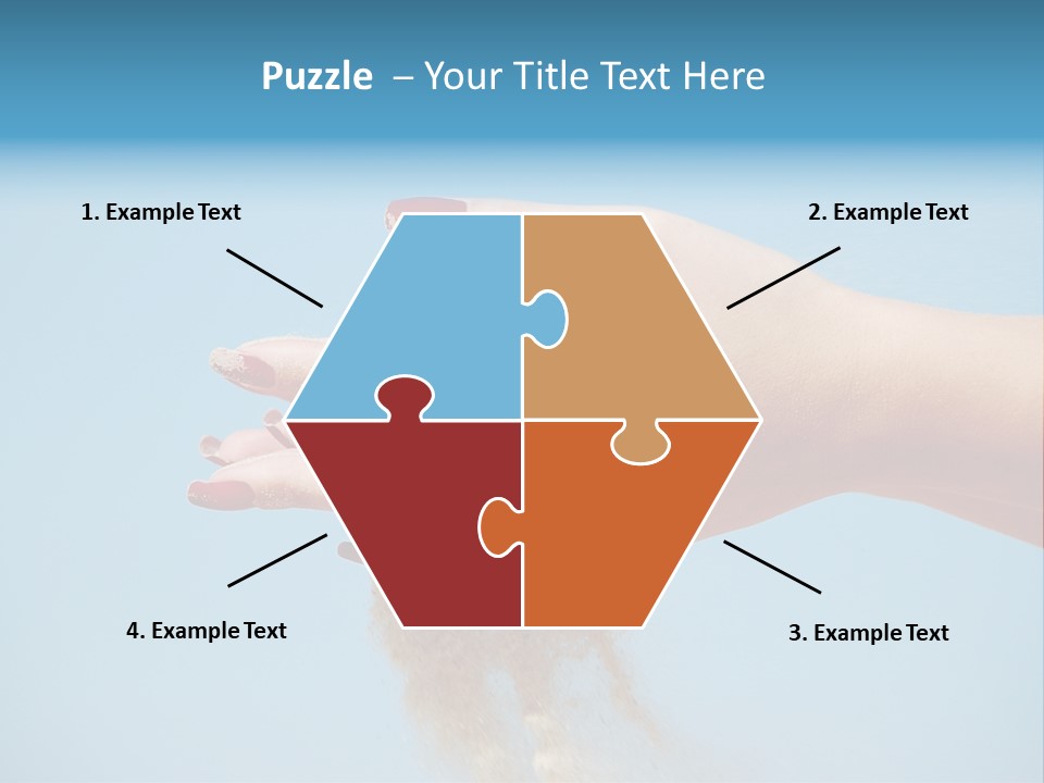 Beautiful Woman Hands PowerPoint Template