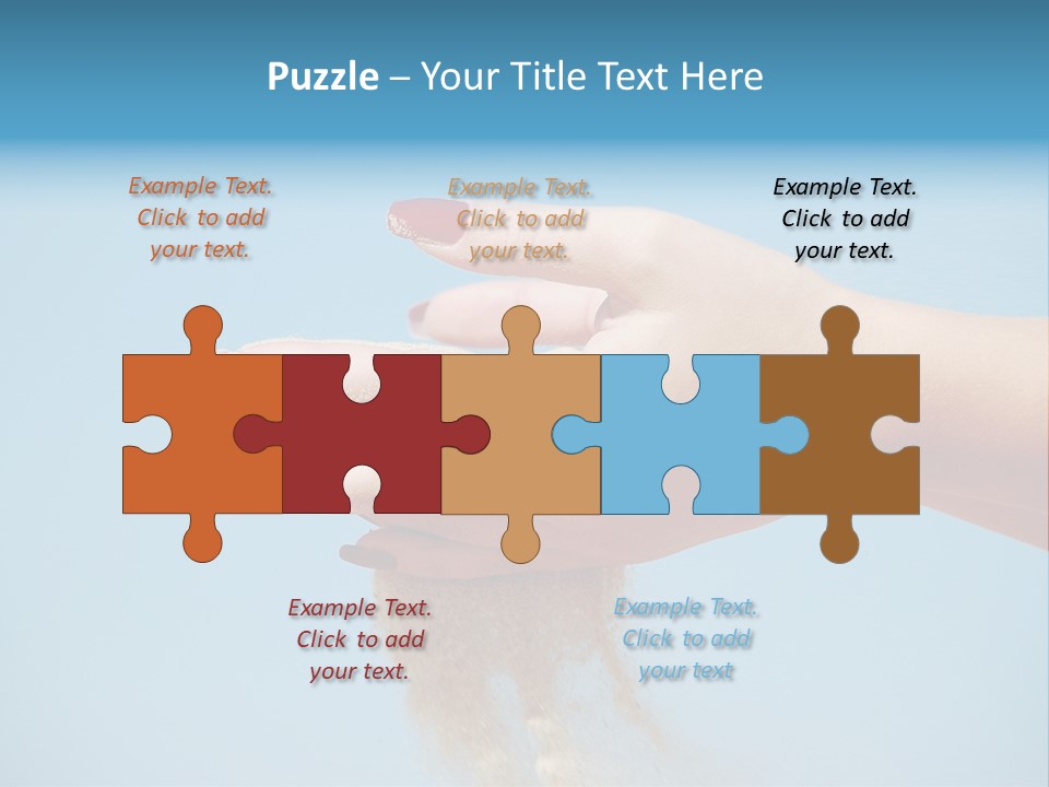 Beautiful Woman Hands PowerPoint Template