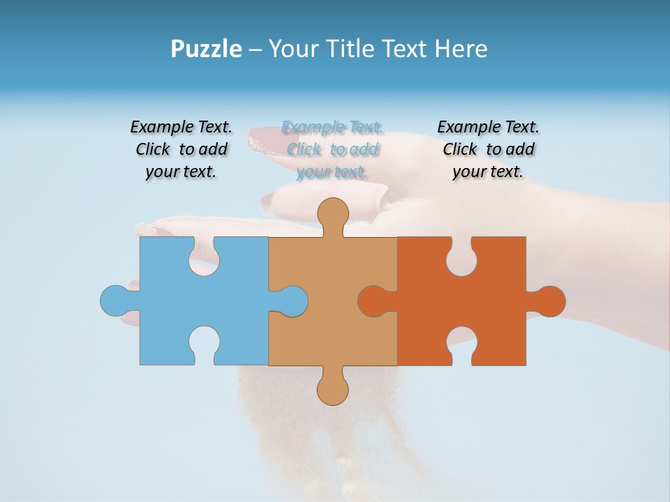 Beautiful Woman Hands PowerPoint Template