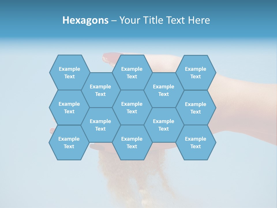 Beautiful Woman Hands PowerPoint Template