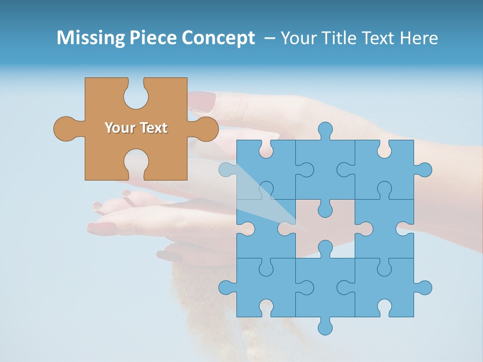 Beautiful Woman Hands PowerPoint Template