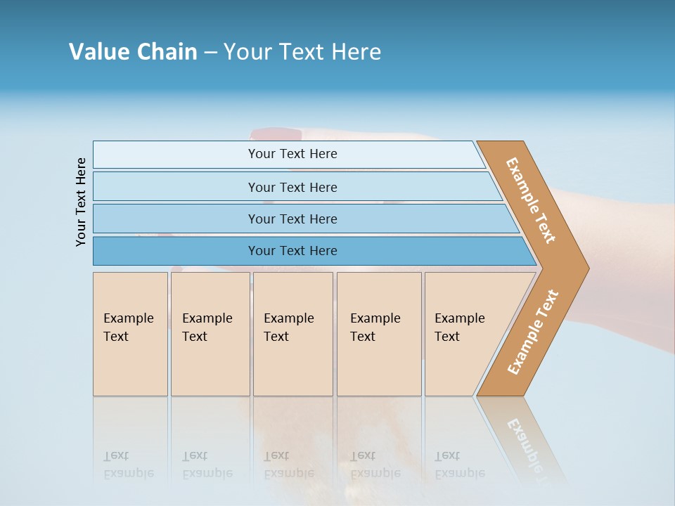 Beautiful Woman Hands PowerPoint Template