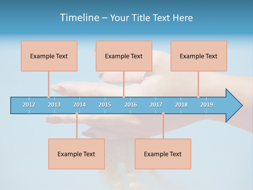 Beautiful Woman Hands PowerPoint Template