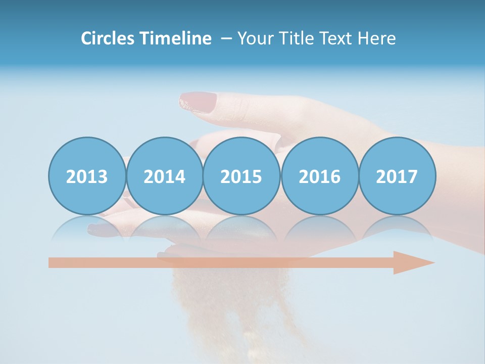 Beautiful Woman Hands PowerPoint Template