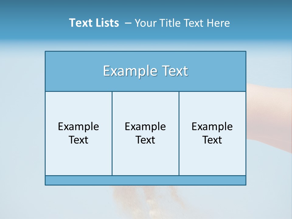 Beautiful Woman Hands PowerPoint Template