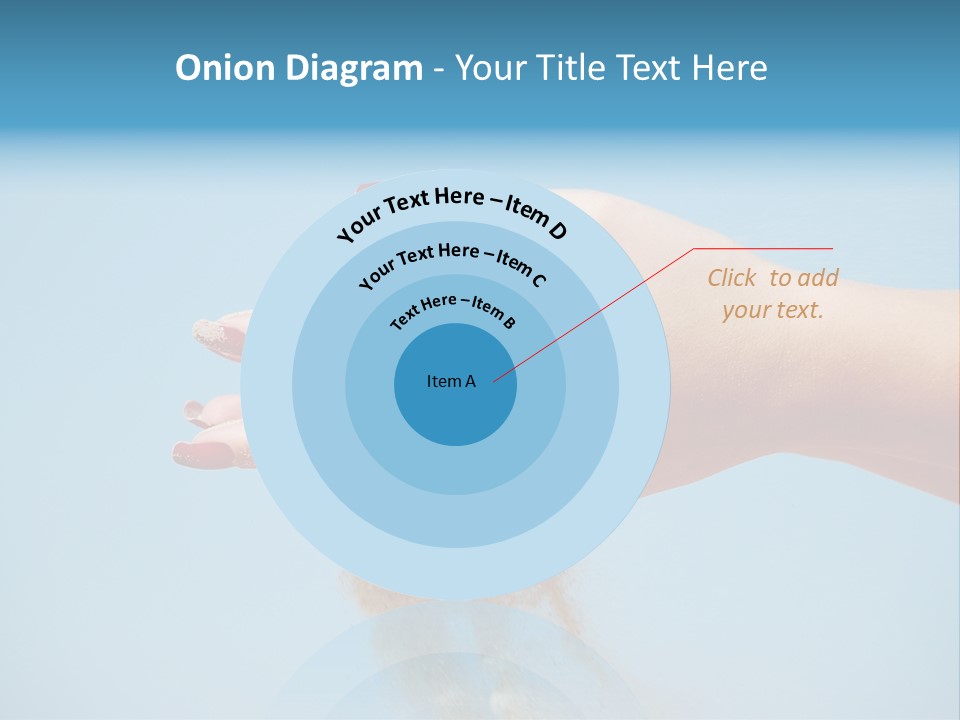 Beautiful Woman Hands PowerPoint Template