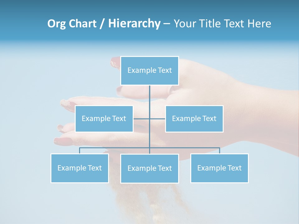 Beautiful Woman Hands PowerPoint Template