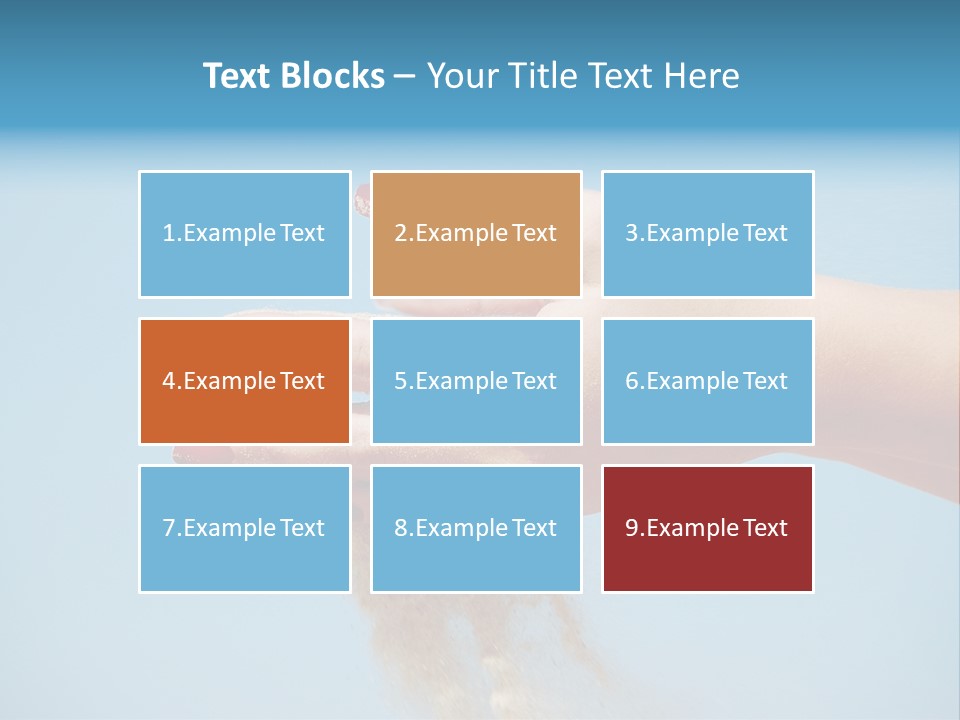 Beautiful Woman Hands PowerPoint Template