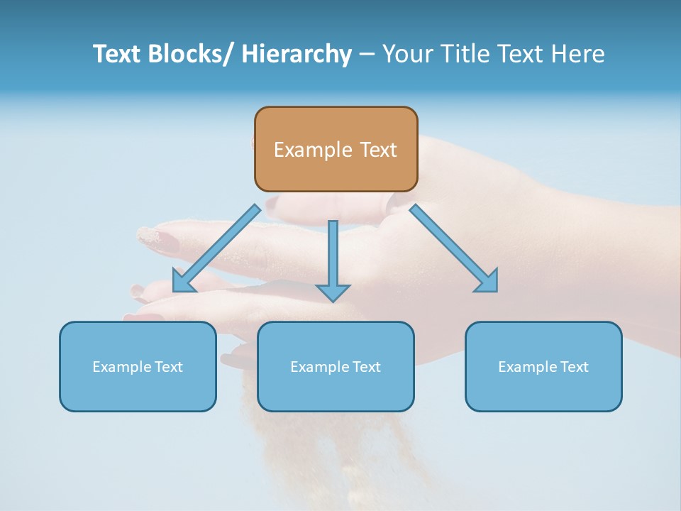 Beautiful Woman Hands PowerPoint Template