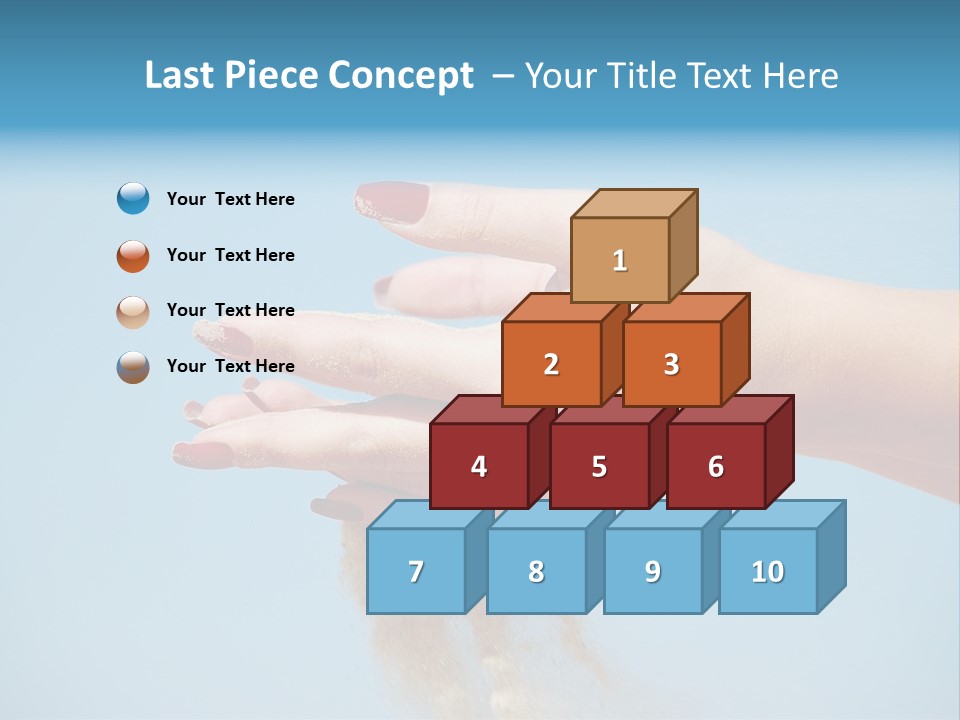 Beautiful Woman Hands PowerPoint Template