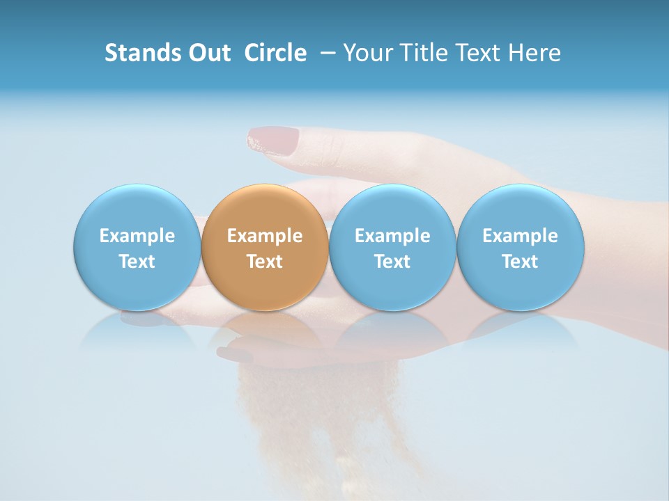 Beautiful Woman Hands PowerPoint Template