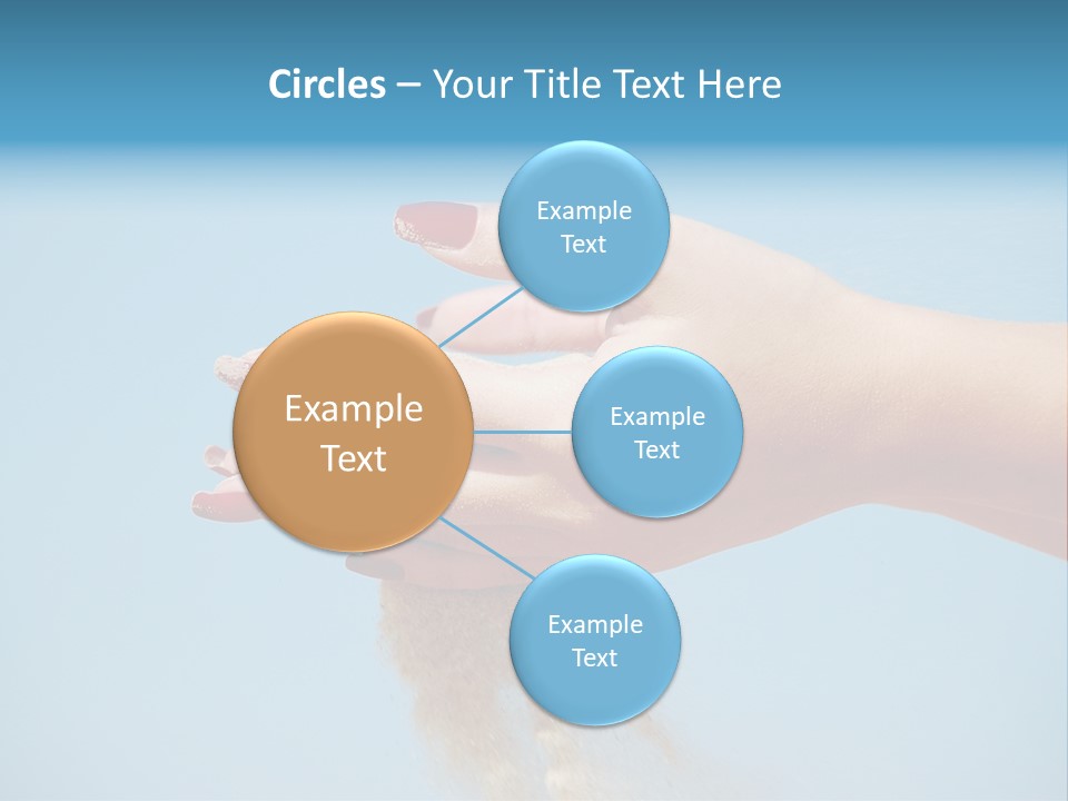 Beautiful Woman Hands PowerPoint Template