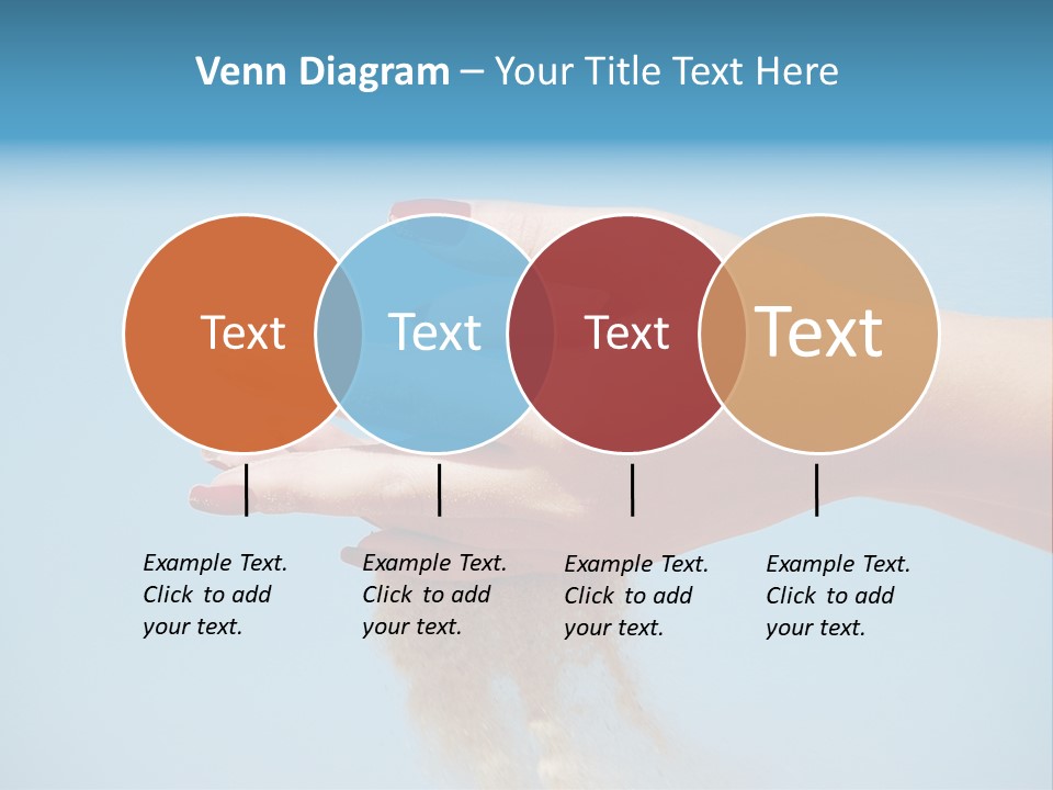 Beautiful Woman Hands PowerPoint Template