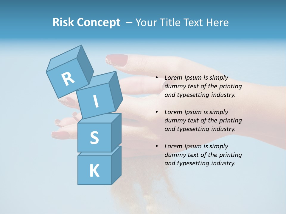 Beautiful Woman Hands PowerPoint Template