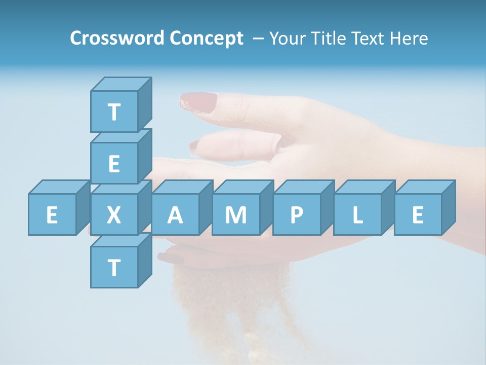 Beautiful Woman Hands PowerPoint Template