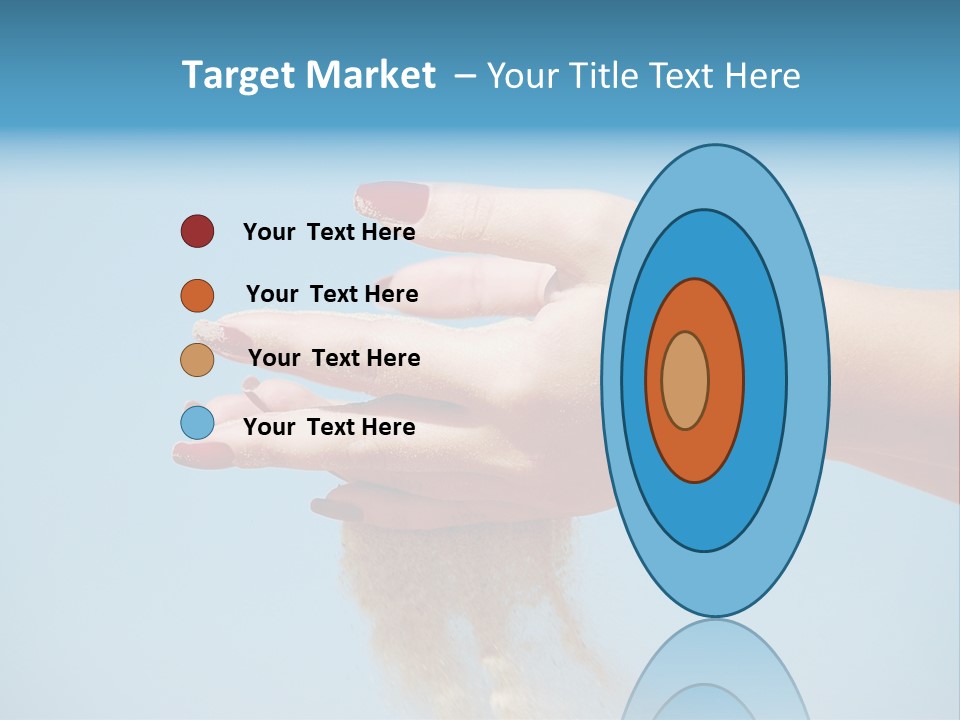 Beautiful Woman Hands PowerPoint Template