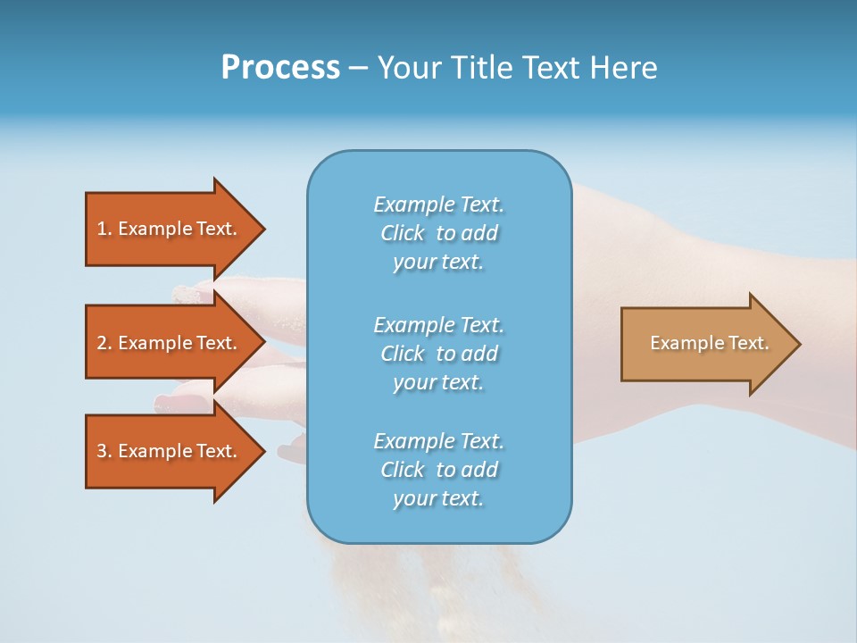 Beautiful Woman Hands PowerPoint Template