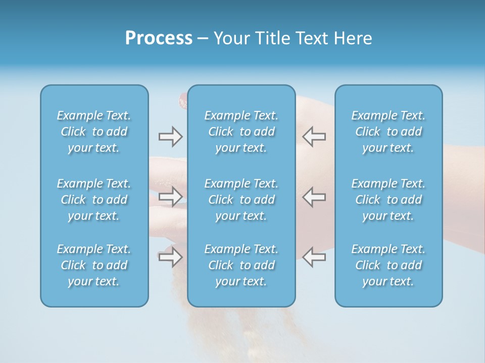 Beautiful Woman Hands PowerPoint Template