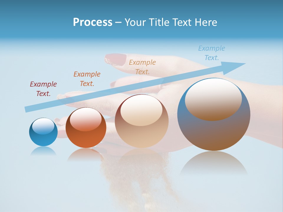 Beautiful Woman Hands PowerPoint Template