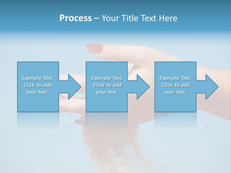 Beautiful Woman Hands PowerPoint Template