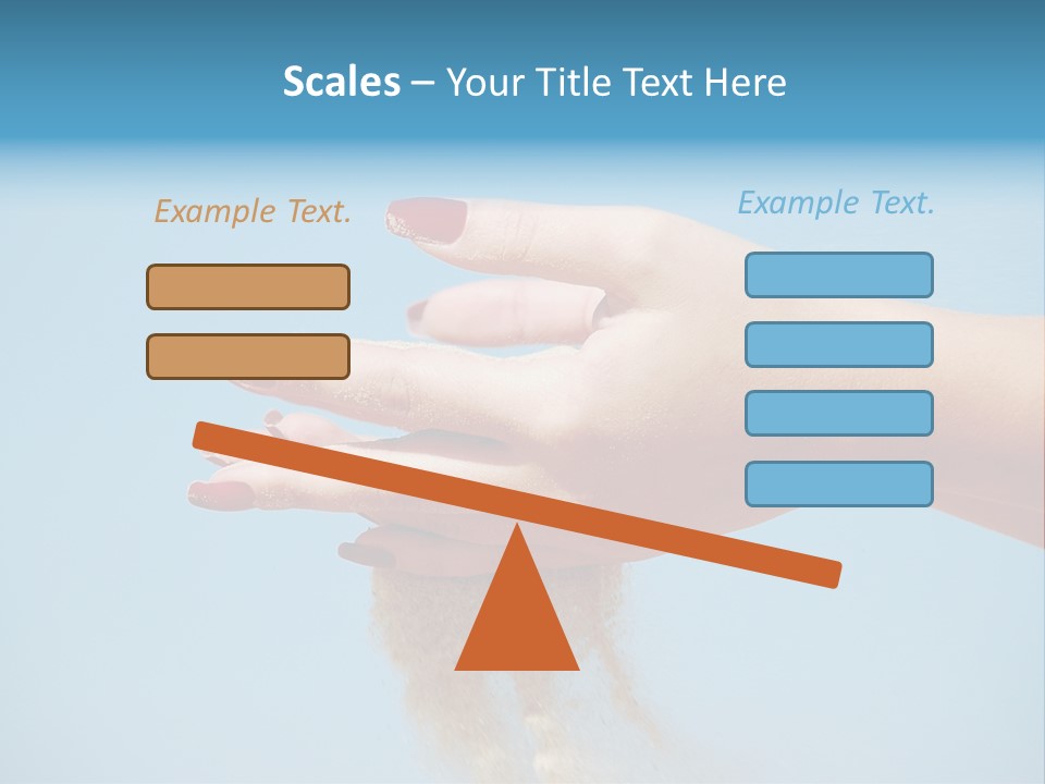 Beautiful Woman Hands PowerPoint Template