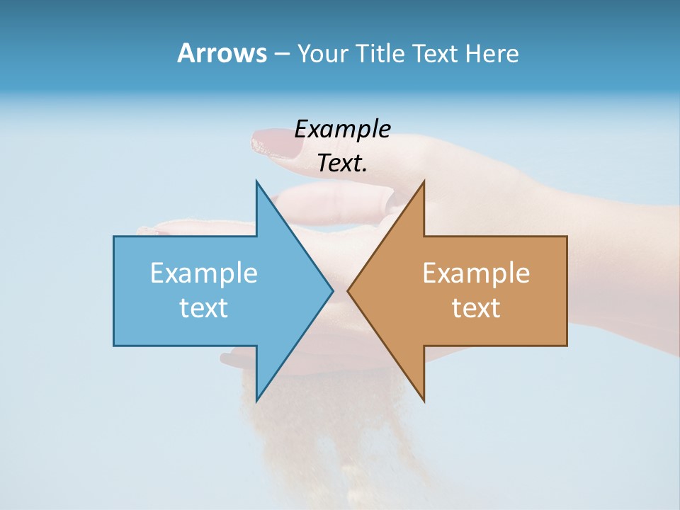 Beautiful Woman Hands PowerPoint Template