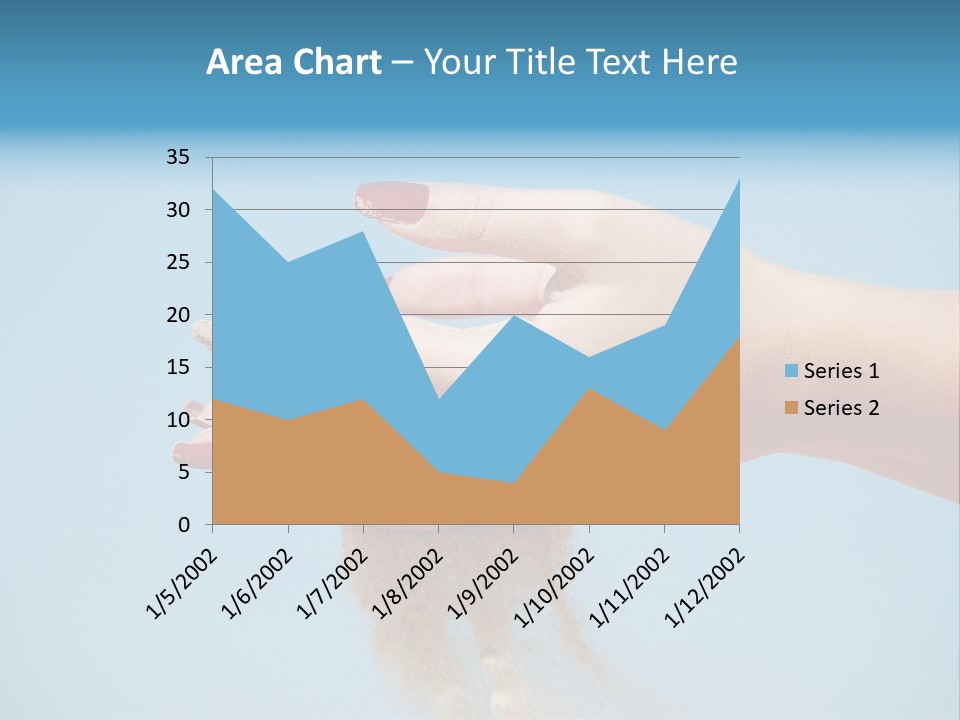 Beautiful Woman Hands PowerPoint Template