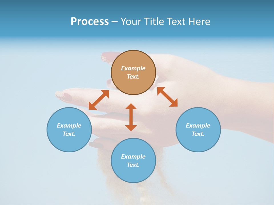 Beautiful Woman Hands PowerPoint Template