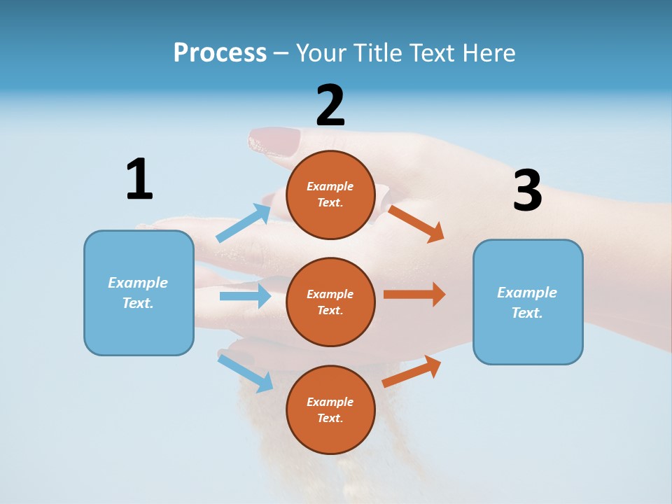 Beautiful Woman Hands PowerPoint Template