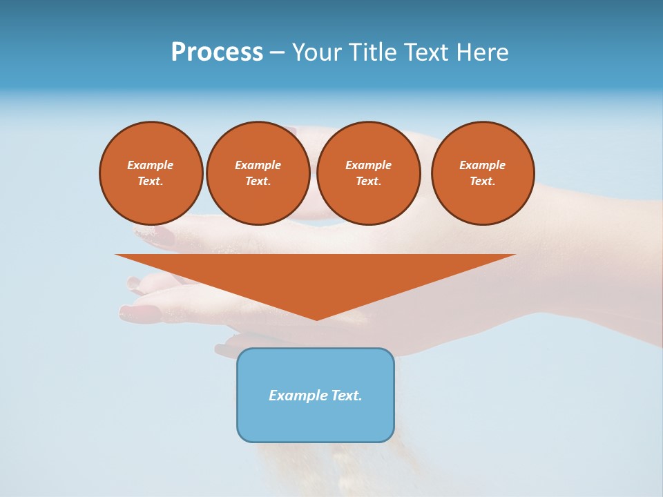 Beautiful Woman Hands PowerPoint Template