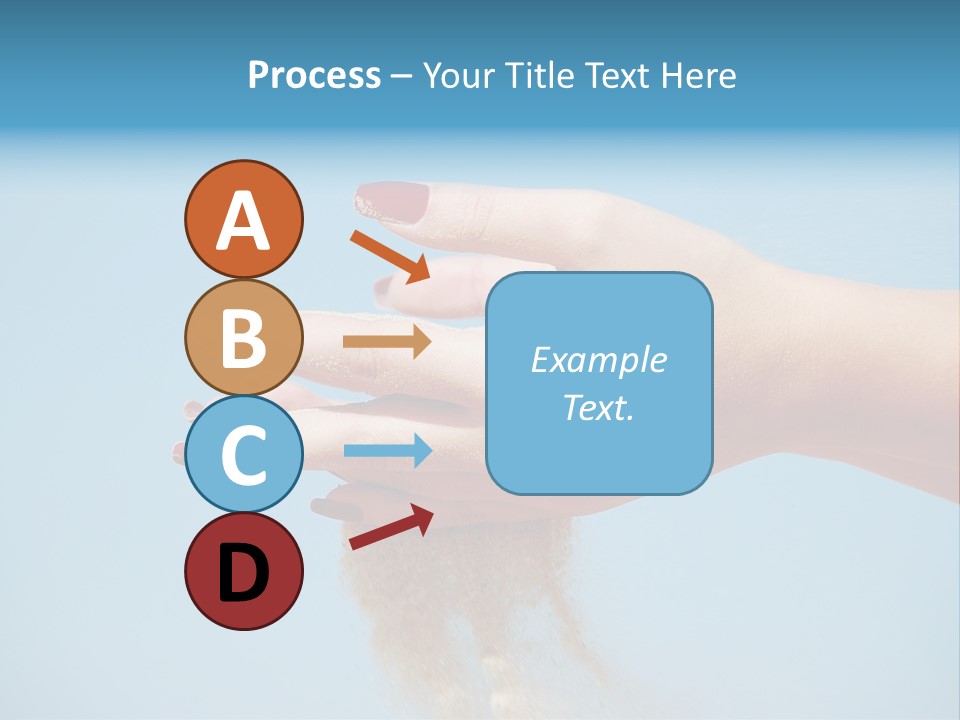 Beautiful Woman Hands PowerPoint Template