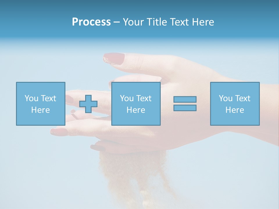 Beautiful Woman Hands PowerPoint Template