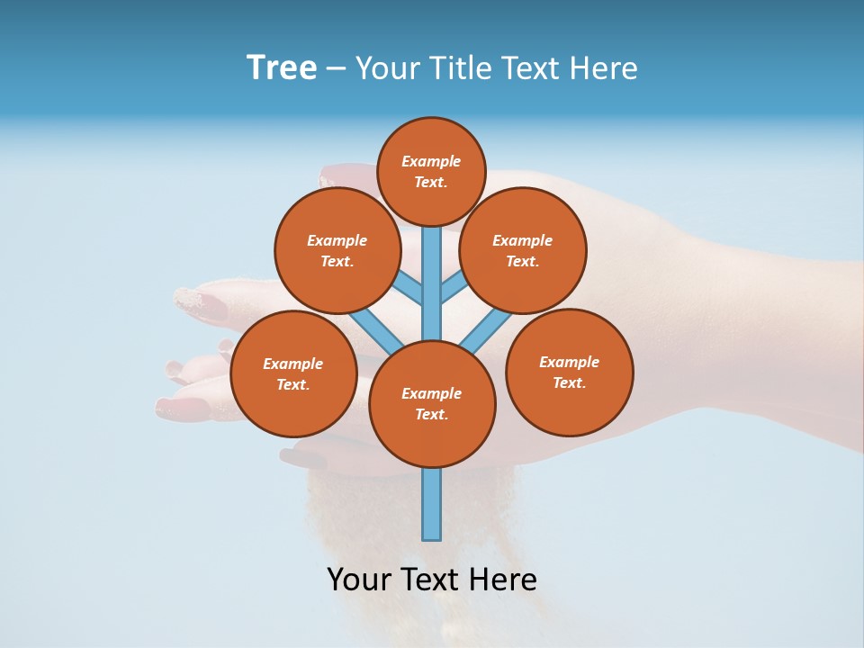 Beautiful Woman Hands PowerPoint Template